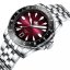 Miesten hopeinen Phoibos Watches -kello teräshihnalla Voyager PY035D - Automatic 39MM