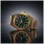 Χρυσό ρολόι ανδρών Paul Rich με ιμάντα από χάλυβα Star Dust - Green Gold Automatic 45MM