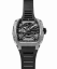 Paul Rich Watch zilveren herenhorloge met rubberen band Frosted Astro Skeleton Abyss - Silver 42,5MM