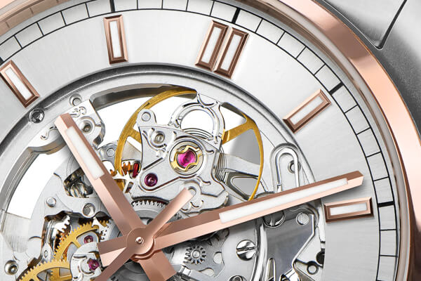 Stříbrné pánské hodinky Epos s ocelovým páskem Passion 3501.135.34.18.44 41MM Automatic