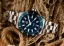 Orologio da uomo NTH Watches in argento con cinturino in acciaio 2K1 Subs Thresher No Date - Blue Automatic 43,7MM