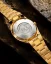 Zlaté pánske hodinky Nivada Grenchen s ocelovým opaskom F77 MARK II GOLD 68028A77 38MM Automatic