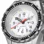 Miesten hopea Marathon Watches - kello teräsrannekkeella Arctic Edition Medium Diver's Automatic 36MM