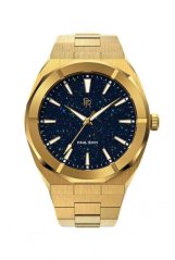 Miesten kultakello Paul Rich teräshihnalla Star Dust - Gold 45MM