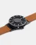 Reloj Eone negro de hombre con correa de piel Bradley Voyager Cobalt - Black 40MM