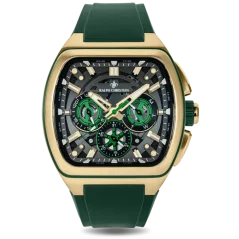 Men's gold Ralph Christian watch with a rubber band The Vector Sport - Gilded Grove 47MM