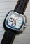 Men's silver Straton Watch with leather strap Speciale White Panda 42MM
