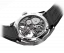 Silberne Herrenuhr Agelocer Watches mit Gummiband Tourbillon Rainbow Series Silver / Black 42MM
