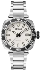 Men's silver Audaz watch with steel strap King Ray ADZ-3040-06 - Automatic 42MM