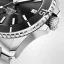 Relógio masculino de prata Venezianico com bracelete de aço Nereide 3121504C Black 39MM Automatic