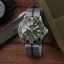 Stříbrné pánské hodinky Draken s ocelovým páskem Tugela – Double Drab 42MM