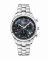 Relógio Swiss Military Hanowa prata para mulheres com pulseira de aço Elegant Chronograph SM30207.01 38MM