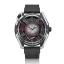 Men's Mazzucato silver watch with rubber strap LAX Dual Time - 48MM Automatic