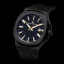 Čierne pánske hodinky Ralph Christian s ocelovým opaskom The Frosted Stellar - Black 42,5MM