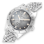 Reloj Squale plata de hombre con correa de acero Super-Squale Sunray Grey Bracelet - Silver 38MM Automatic