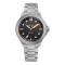 Relógio Circula Watches prata para homens com pulseira de aço DiveSport Titan - Black / Hardened Titanium 42MM Automatic