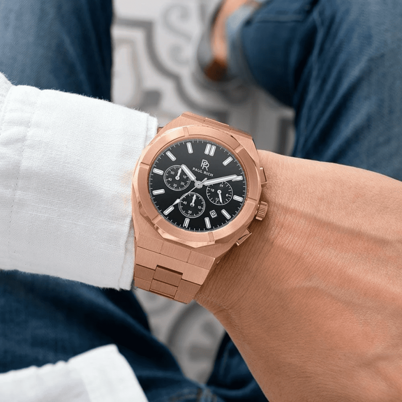 Reloj rose gold hombre sale