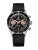 Men's silver Nivada Grenchen watch with rubber strap Orange Boy 86012M01 38MM Manual