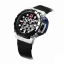 Czarny męski zegarek Mazzucato z gumowym paskiem RIM Sub Black / Blue - 42MM Automatic