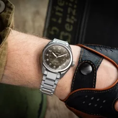 Stříbrné pánské hodinky Circula s ocelovým páskem ProTrail - Umbra 40MM Automatic