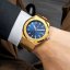 Men's Paul Rich gold watch with steel strap Royal Touch 45MM