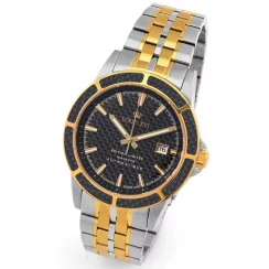 Reloj de oro Luis XVI para hombre con correa de acero Mirabau Automatique 1116 - Gold 43MM Automatic