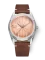 Strieborné pánske hodinky Nivada Grenchen s koženým opaskom Antarctic Spider 32050A16 38MM Automatic