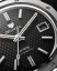 Relógio Nivada Grenchen prata para homem com bracelete em aço F77 Black With Date 69000A77 37MM Automatic