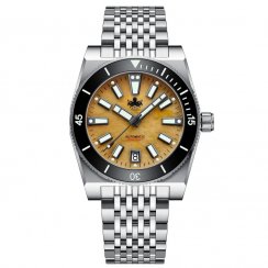 Relógio Phoibos Watches de prata para homem com pulseira de aço Narwhal PY051F - Automatic 38MM