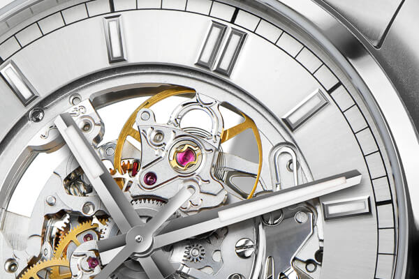 Strieborné pánske hodinky Epos s oceľovým pásikom Passion 3501.135.20.18.30 41MM Automatic