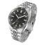 Stříbrné pánské hodinky Circula s ocelovým páskem AquaSport II -  Black 40MM Automatic