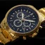 Men's gold Louis XVI watch with steel strap Palais Royale 1085 - Gold 43MM