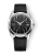 Men's silver Nivada Grenchen watch with rubber strap Antarctic Spider 35011M01 35M