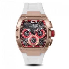Montre homme Ralph Christian couleur or avec élastique The Intrepid Sport - Ice White 42,5MM