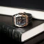 Relógio de homem Tsar Bomba Watch ouro com pulseira de borracha TB8204Q - Gold / Black 43,5MM