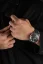 Men's silver Vulcain watch with leather strap Nautical Heritage Black White Luminova Steel Triple Caseback - Brown Plain 42MM Automatic
