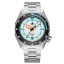 Men's silver Phoibos watch with steel strap Depth Hunter 300M PY060E Automatic 40MM