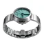 Muški srebrni sat 22Designstudio Watches sa čeličnim remenom Concrete Sport Green 45MM Automati