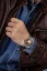 Orologio da uomo Nivada Grenchen in argento con cinturino in acciaio F77 Brown Smoked With Date 69002A77 37MM Automatic