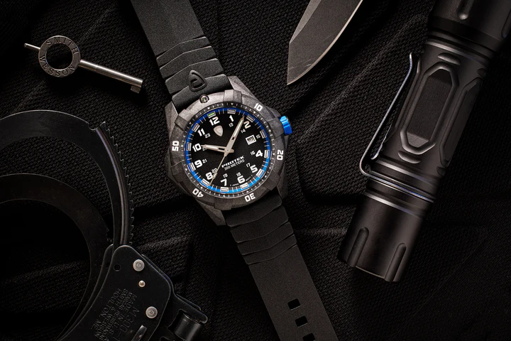 Men's black ProTek Watch with rubber strap Dive Series 1003 42MM