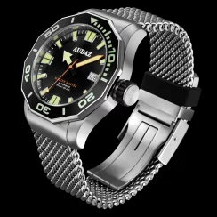 Muški srebrni sat Audaz Watches s čeličnim remenom Marine Master ADZ-3000-01 - Automatic 44MM