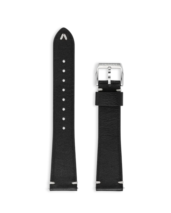 Stříbrné pánské hodinky Undone s koženým páskem Legends of Rock | Led Zeppelin 40MM Automatic
