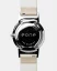 Srebrny zegarek męski Eone ze skórzanym paskiem Bradley Edge - Silver 40MM