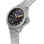 Strieborné pánske hodinky Circula Watches s ocelovým pásikom DiveSport Titan - Black / Hardened Titanium 42MM Automatic