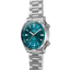 Zilverkleurig herenhorloge van Circula Watches met stalen riem band SuperSport - Blue 40MM Automatic