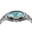 Strieborné pánske hodinky Valuchi Watches s oceľovým pásikom Lunar Calendar - Silver Ice Blue 40MM