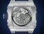 Relojes de plata Paul Rich Watch de hombre con goma Frosted Astro Skeleton Lunar - Silver / Blue 42,5MM Automatic