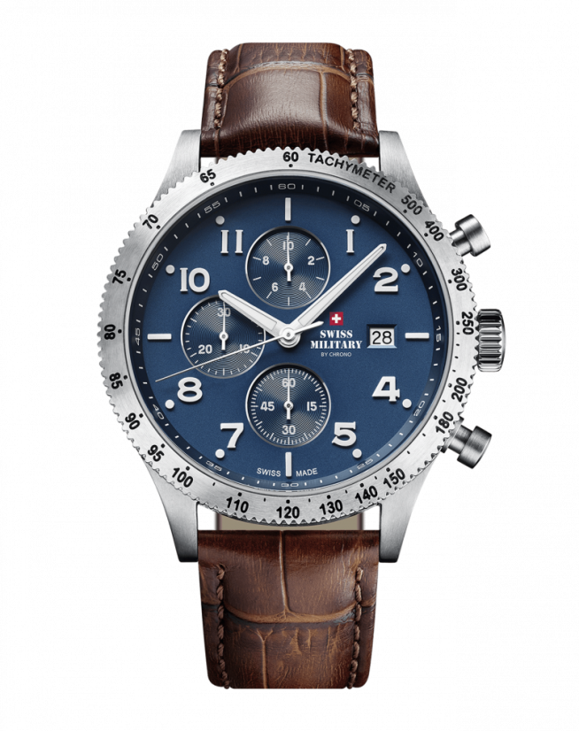 Swiss military chronograph sale