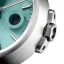 Men's silver 22Designstudio Watches watch with steel strap Concrete Sport Green 45MM Automati