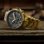 Men's gold Louis XVI watch with steel strap Palais Royale 1018 - Gold 43MM